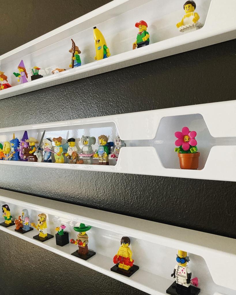 MBA Minifig Display Shelf (White)