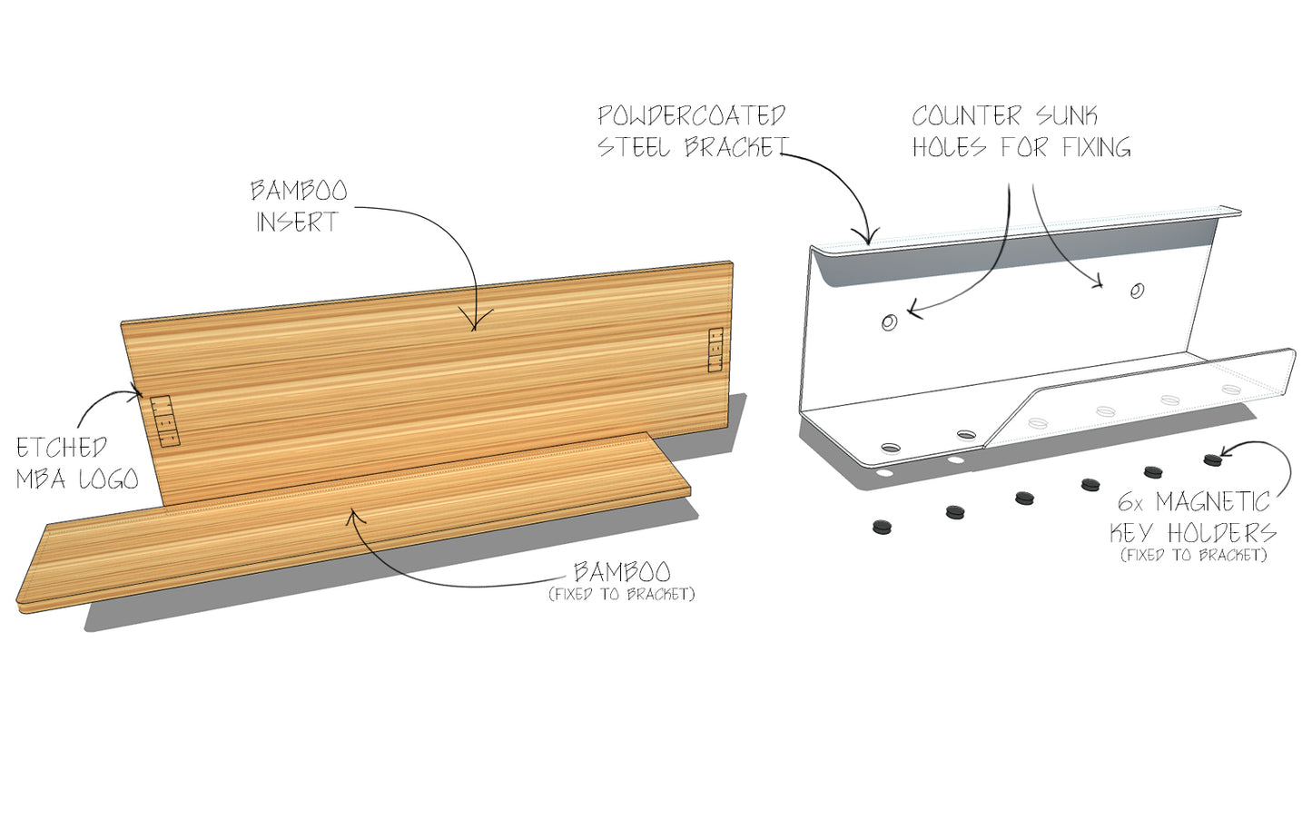 MBA Hello! Shelf XS (White)